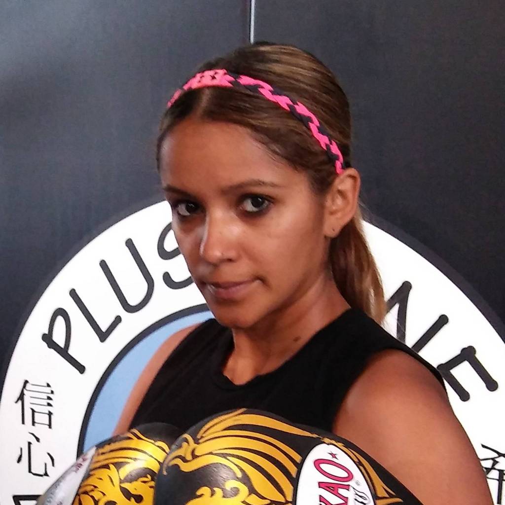 Denise, Kickboxing student in West Hartford, CT, Plus One Defense Systems